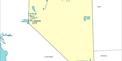 Քարտեզ Las Vegas, Nv